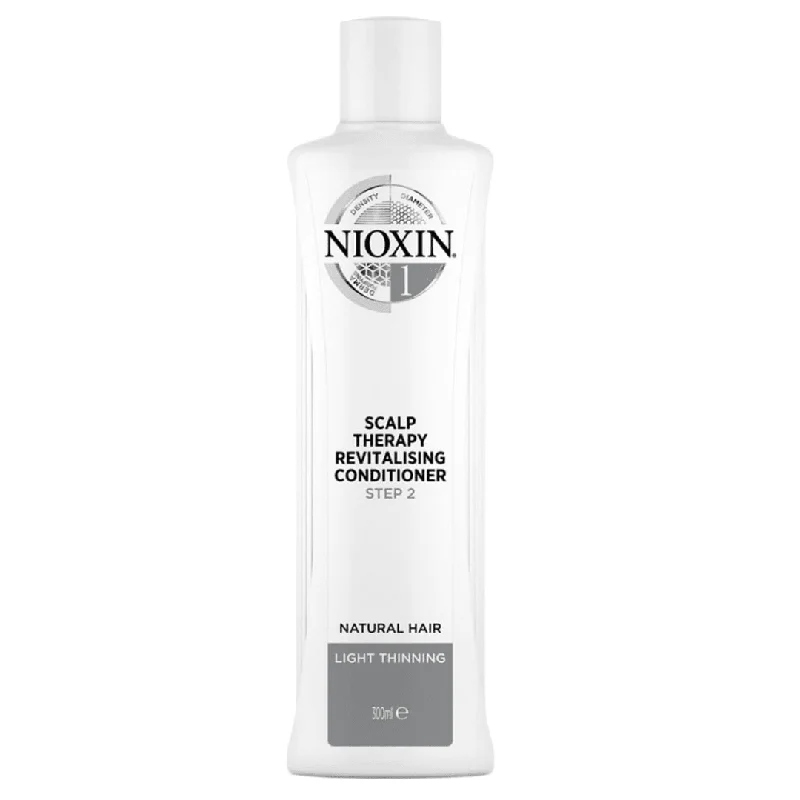 Nioxin System 1 Scalp Therapy Revitalising Conditioner 300ml For Natural Hair With Light Thinning *