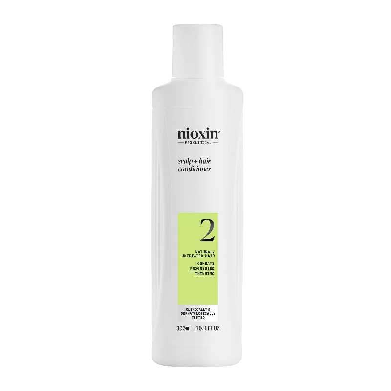 Nioxin System 2 Scalp + Hair Thickening Conditioner for Natural Hair with Progressed Thinning 300ml