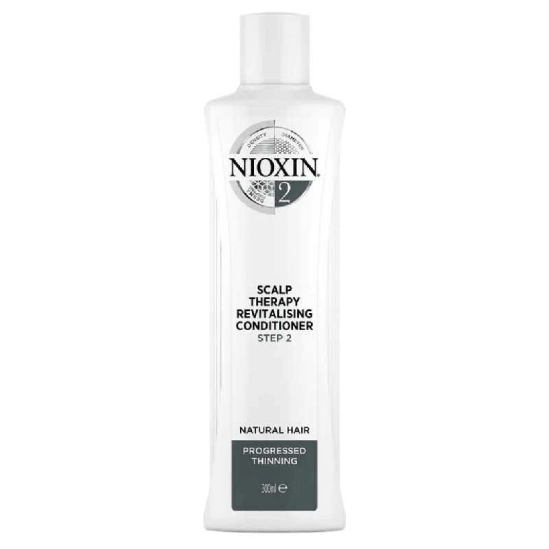 Nioxin System 2 Scalp Therapy Revitalising Conditioner 300ml For Natural Hair With Progressed Thinning *