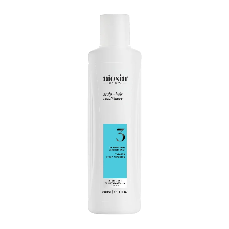 Nioxin System 3 Scalp + Hair Thickening Conditioner for Damaged Hair with Light Thinning 300ml