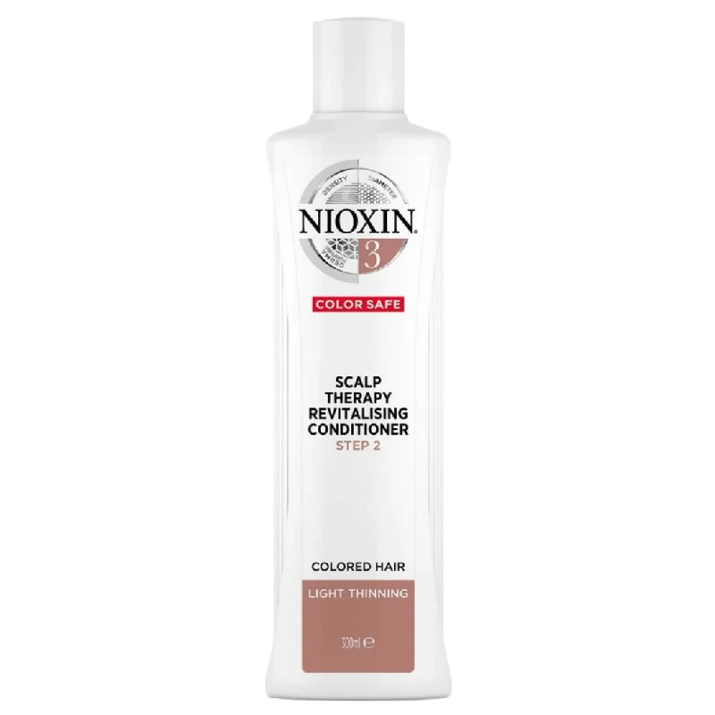 Nioxin System 3 Scalp Therapy Revitalising Conditioner 300ml For Coloured Hair With Light Thinning *