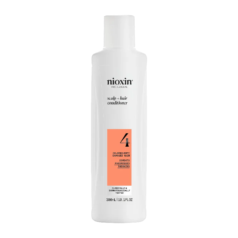 Nioxin System 4 Scalp + Hair Thickening Conditioner for Damaged Hair With Progressed Thinning 300ml