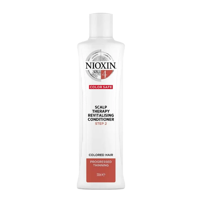 Nioxin System 4 Scalp Therapy Revitalising Conditioner 300ml For Coloured Hair With Progressed Thinning *