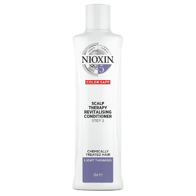 Nioxin System 5 Scalp Therapy Revitalising Conditioner 300ml For Chemically Treated Hair With Light Thinning *