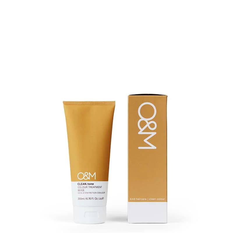 O&M Clean Tone Tinted Hair Colour Treatment: Beige