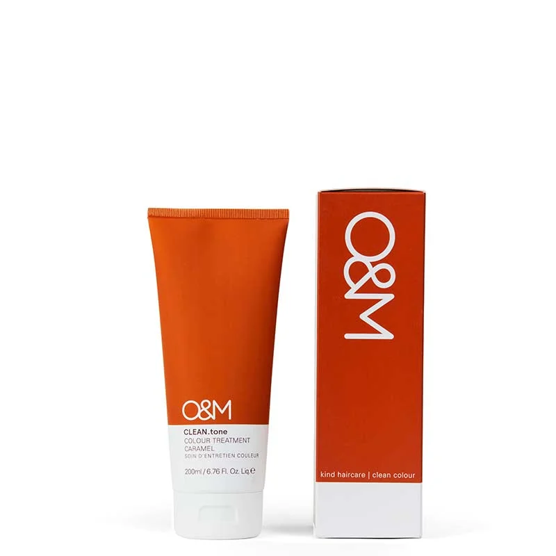 O&M Clean Tone Tinted Hair Colour Treatment: Caramel