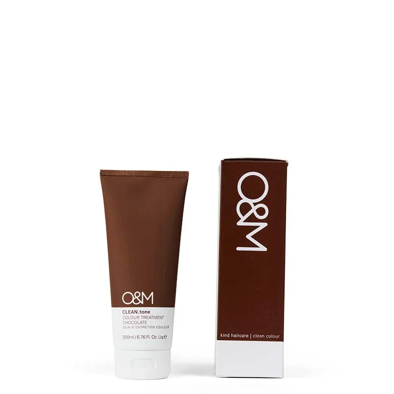 O&M Clean Tone Tinted Hair Colour Treatment: Chocolate