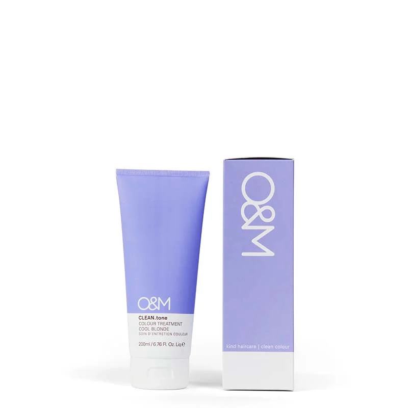 O&M Clean Tone Tinted Hair Colour Treatment: Cool Blonde