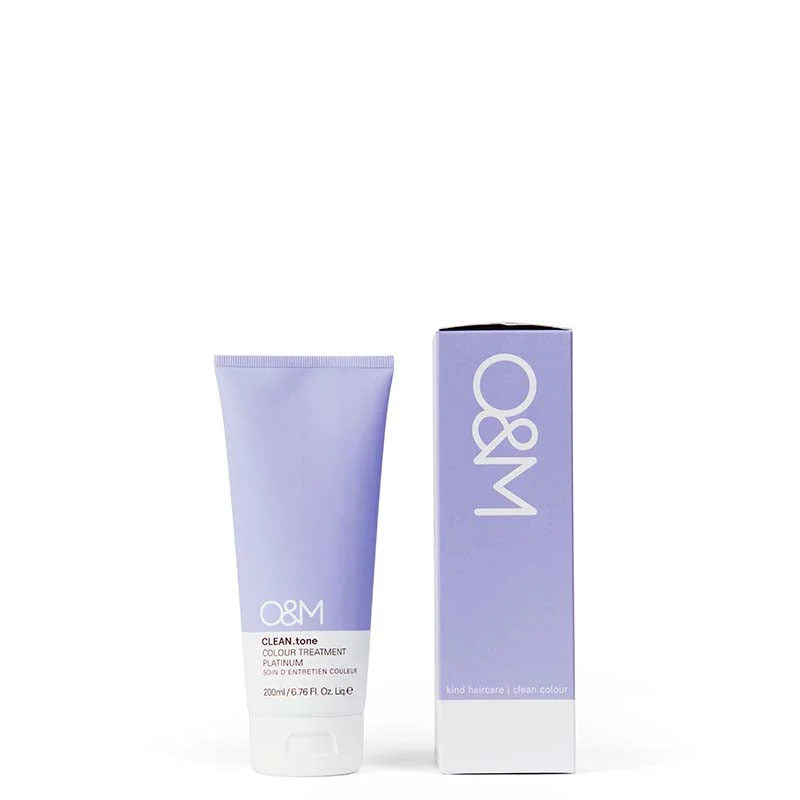 O&M Clean Tone Tinted Hair Colour Treatment: Platinum