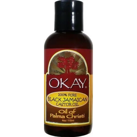 OKAY 100% Pure Jamaican Black Castor Oil - 4 oz