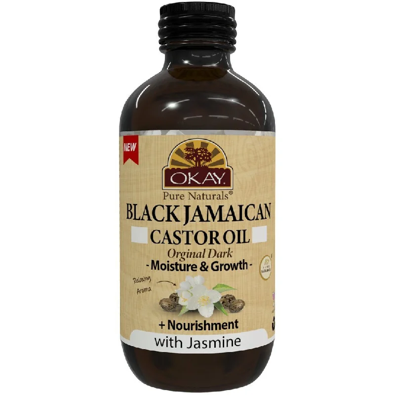 Okay Black Jamaican Castor Dark Jasmine 4Oz