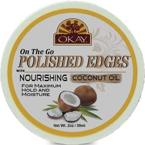 Okay On The Go Polished Edges With Coconut Oil (12 Pack)