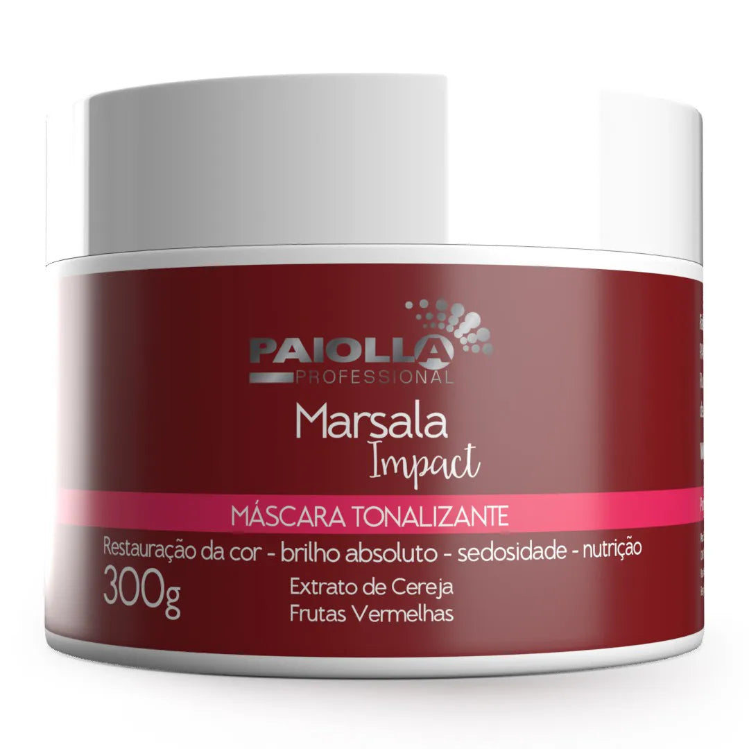 Paiolla Marsala Impact Color Mask 300g / 10.58 fl oz