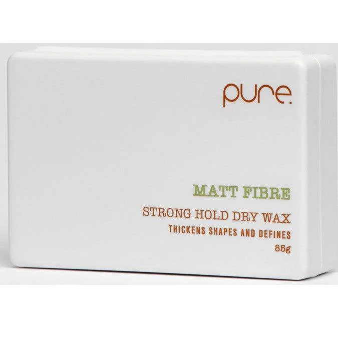 Pure Matte Fibre Strong Hold Dry Wax 85g