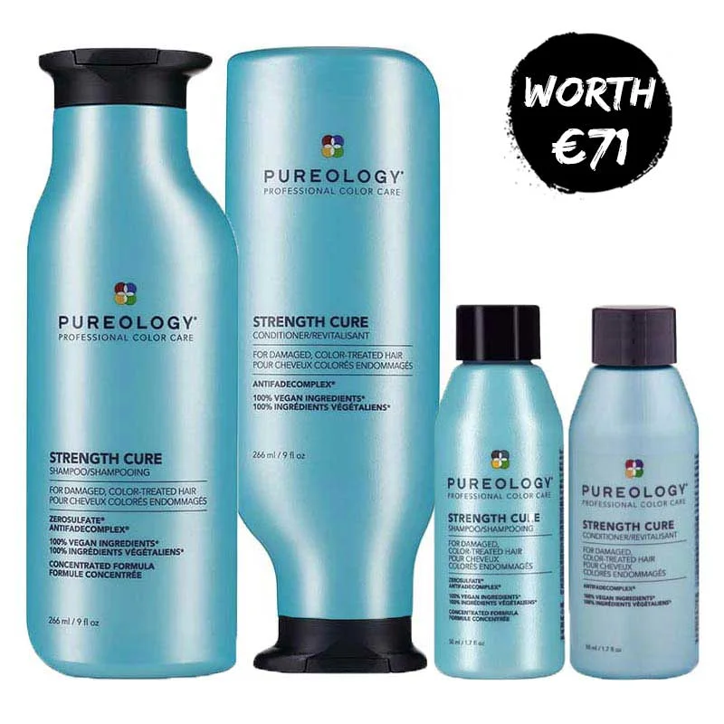 Pureology Strength Cure Home & Away Bundle