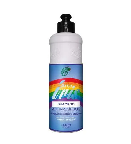 Rainbow Color Fixation Anti Residue Cleaning Shampoo 300ml - Kamaleão Color