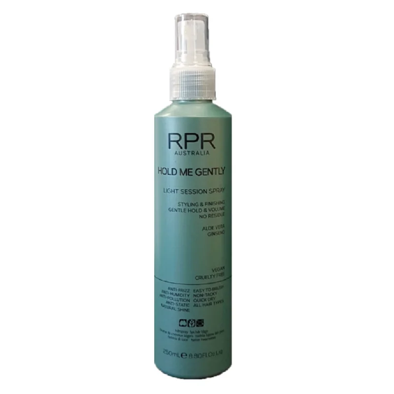 RPR Hold Me Gently 250ml Light Session Spray Gentle Hold & Volume No Residue