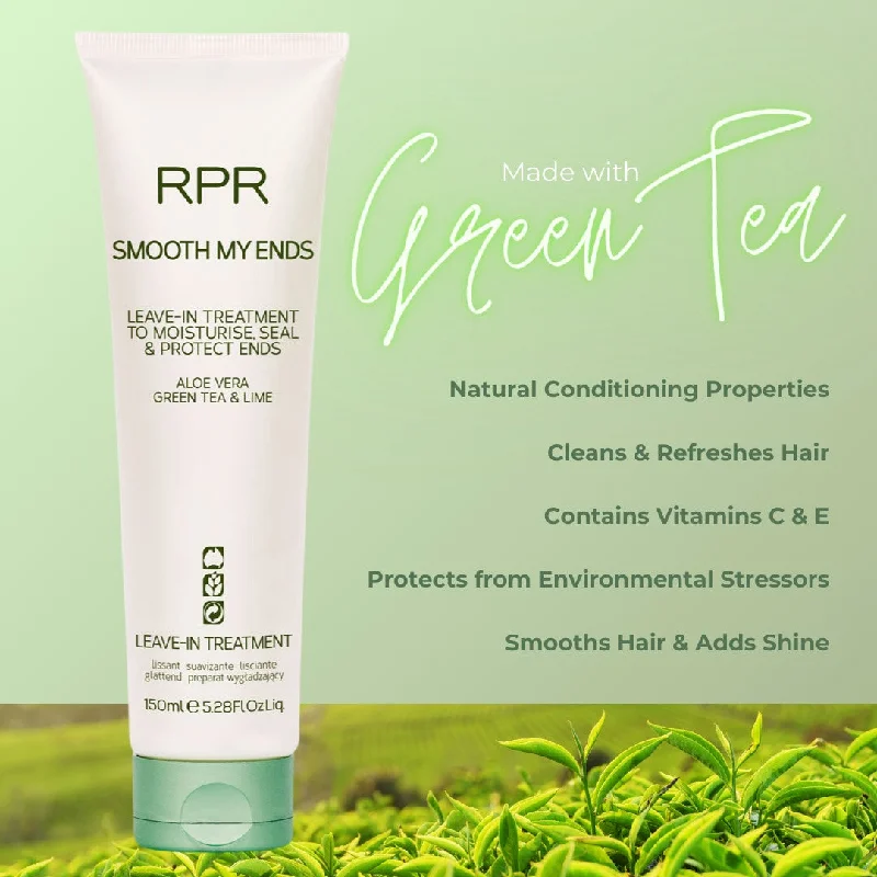 RPR Smooth My Ends Leave in Treatment 150ml Moisturises, Seal & Protect Ends