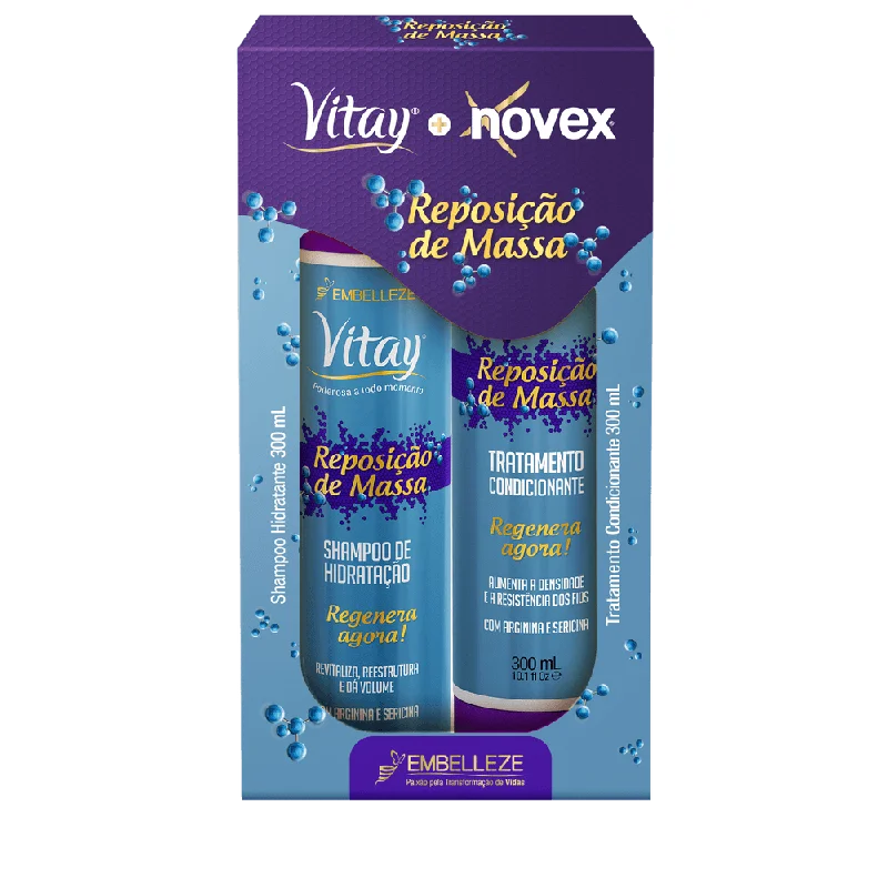 Novex Shampoo And Conditioner And Mass Replacement Kit