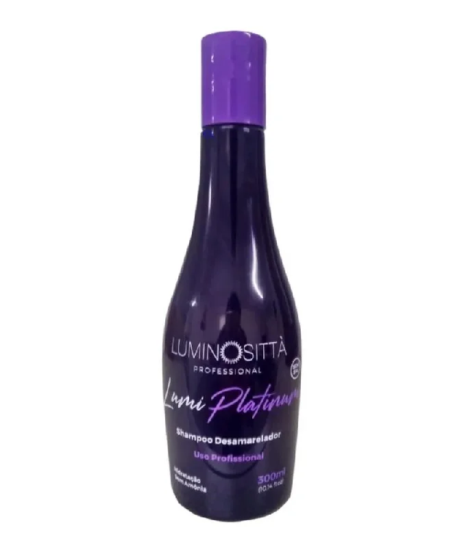 Shampoo Desamarelator Lumi Platinum 300ml Luminosittà - Luminositta