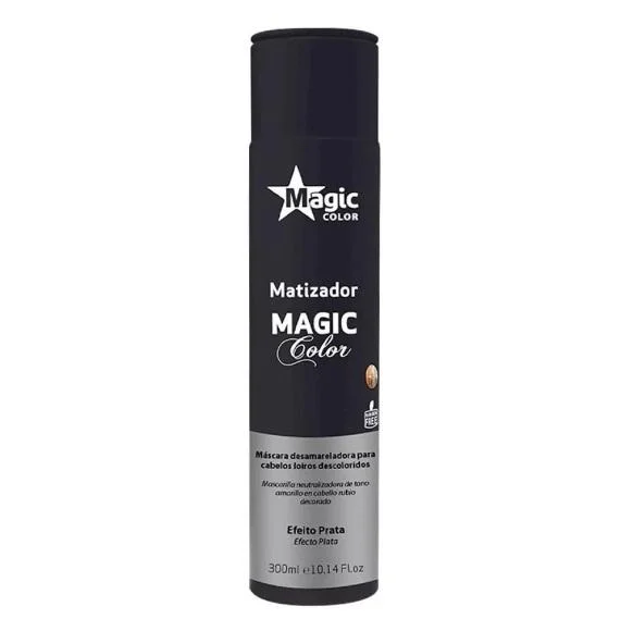 Silver Effect Hair Color Treatment Tinting Anti Yellow Mask 300ml - Magic Color