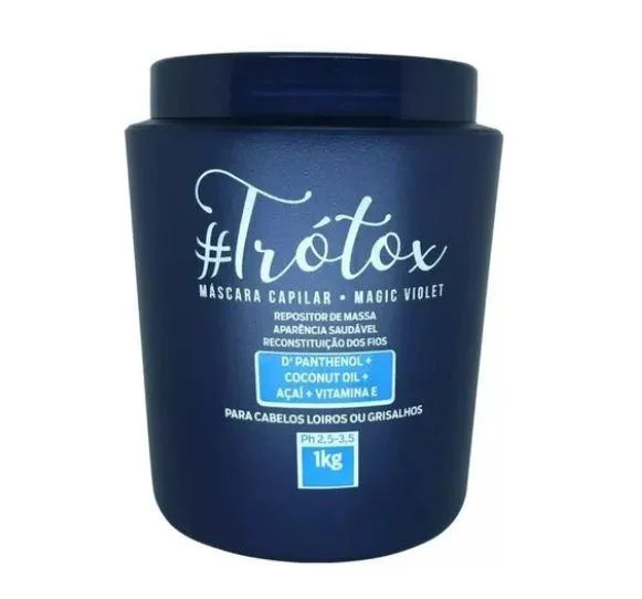 Trotox Magic Violet Tinting Botox Sodium PCA Amino Acids Mask 1Kg - Troia Hair