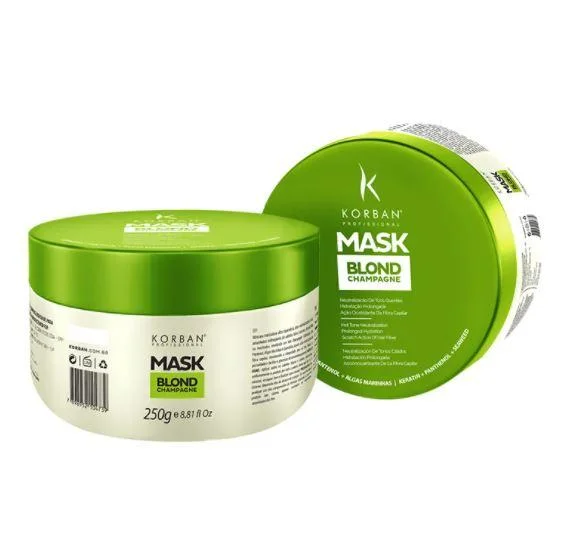 Ultra Repairing Blond Champagne Tinting Neutralizing Keratin Mask 250g - Korban