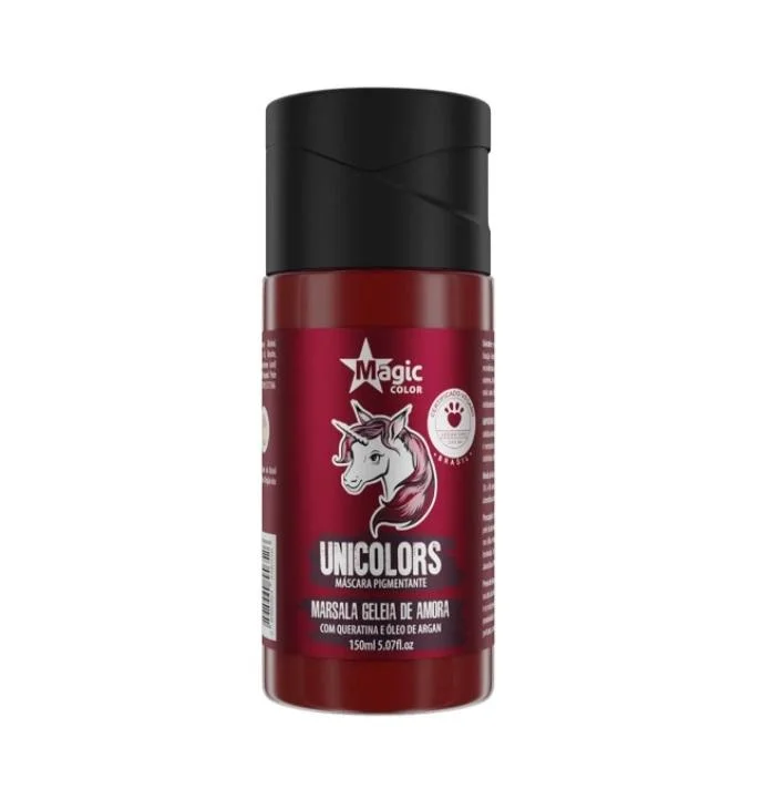 Unicolors Marsala Geléia de Amora Red Hair Pigmenting Mask 150ml - Magic Color